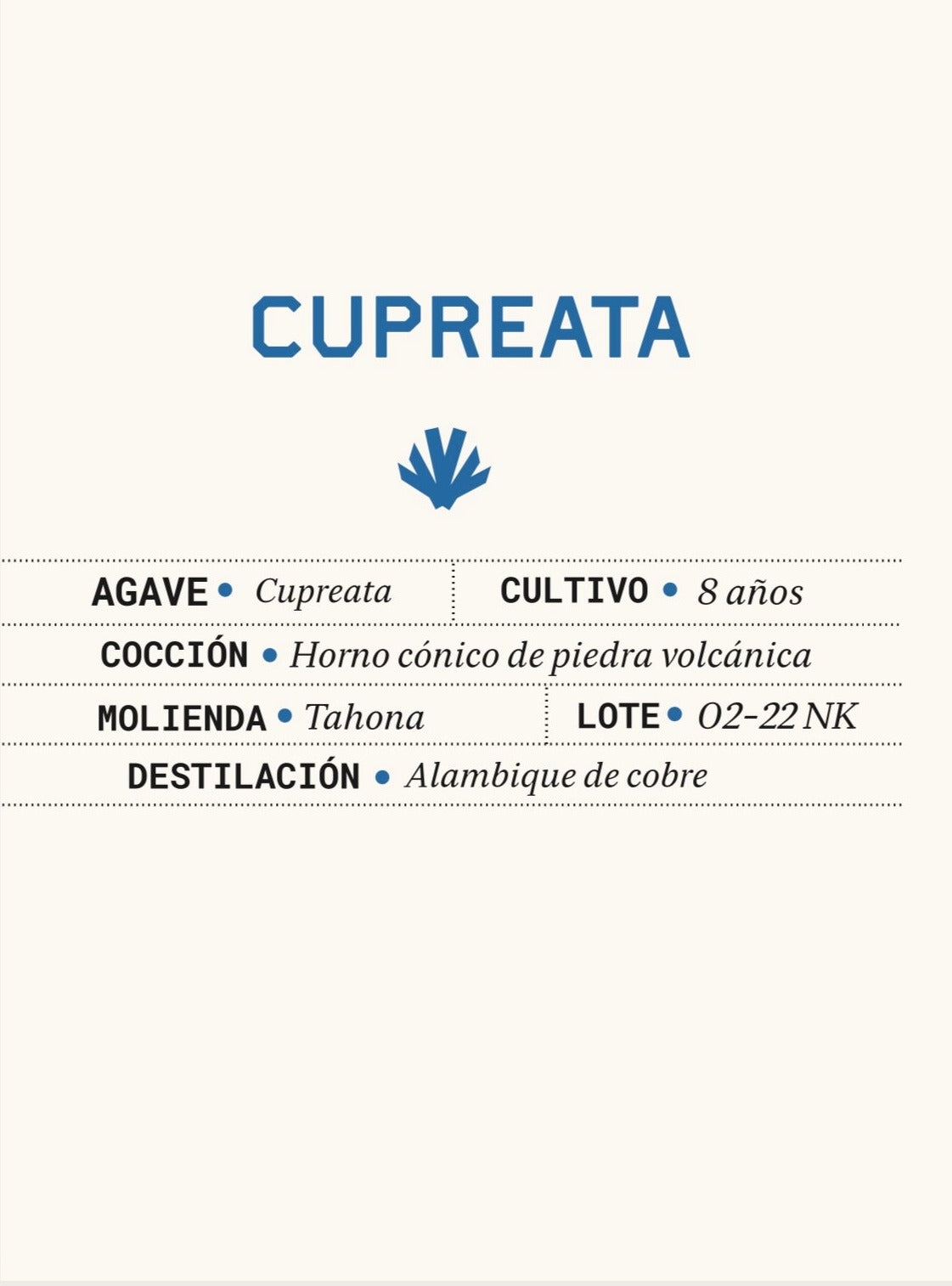 Mezcal Artesanal Michoacano CUPREATA